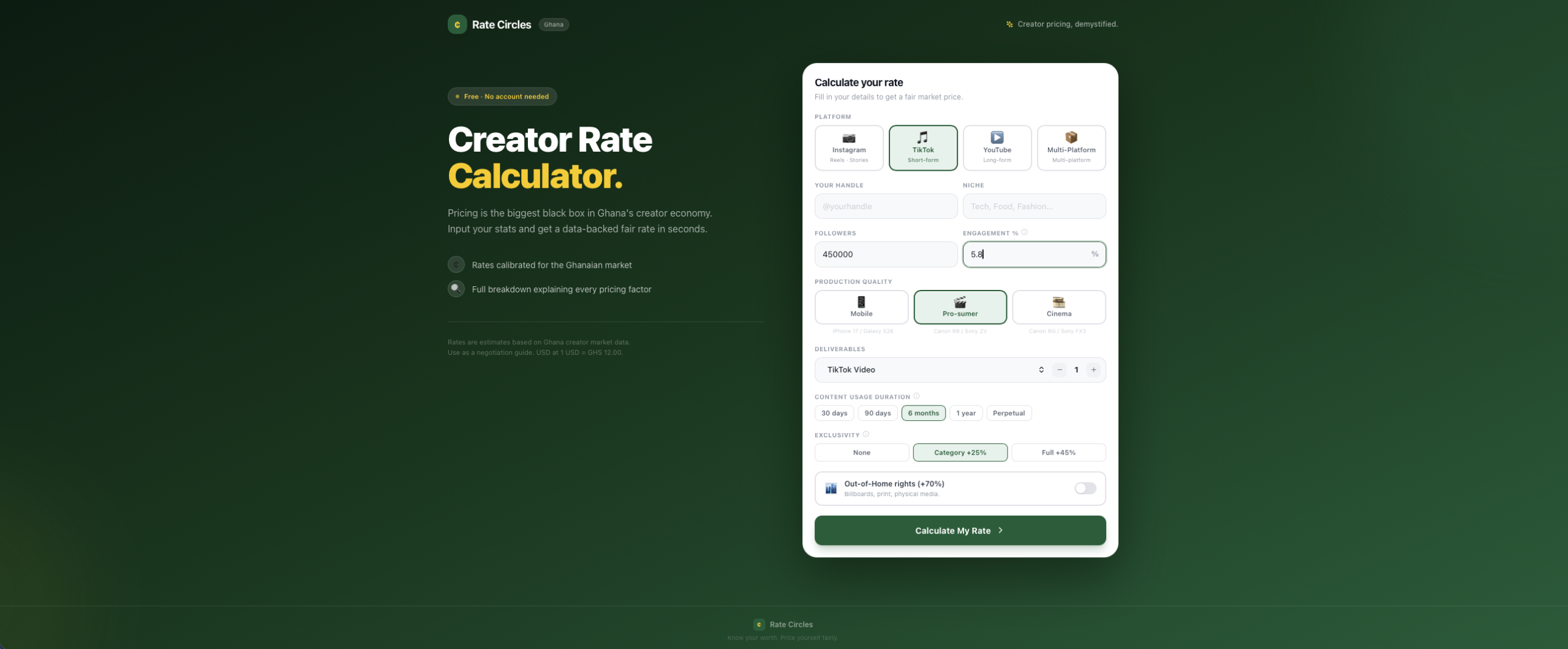 Rate Circles Is the Free Tool Ghanaian Creators Have Been Waiting For